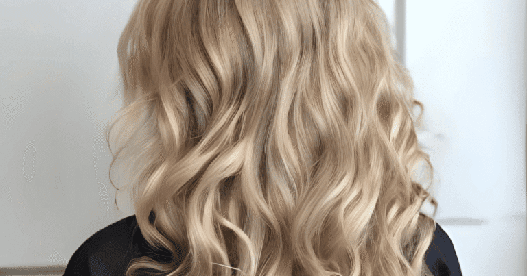 clean, gently separated waves or curls on a young girl.