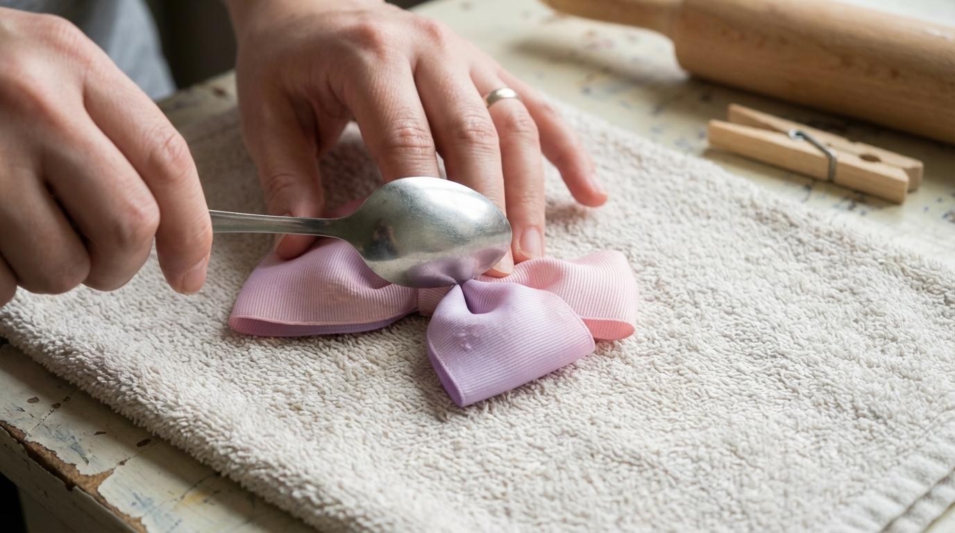 how to clean hair bows Homespun HoneyBee Designs